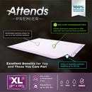 Attends Premier Underpad, 30 x 36 Inches (Case of 60)