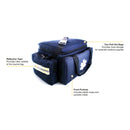 Trauma Bag MedSource Navy Blue Water Resistant Fabric 10-1/2 X 12 X 20 Inch (Each)