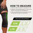Green Drop Infused Compression Sleeve Knee Support, Large/Extra Large (Case of 48)