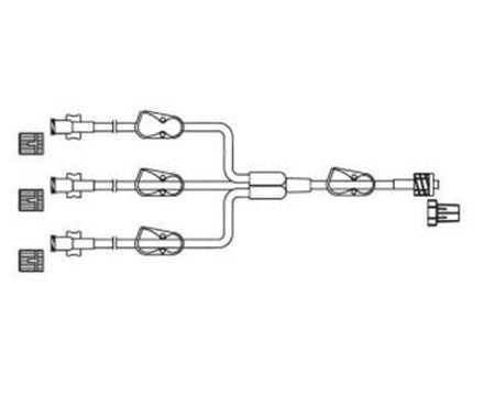 IV Extension Set Codan Without Port 8 Inch Tubing Without Filter Sterile (Case of 50)