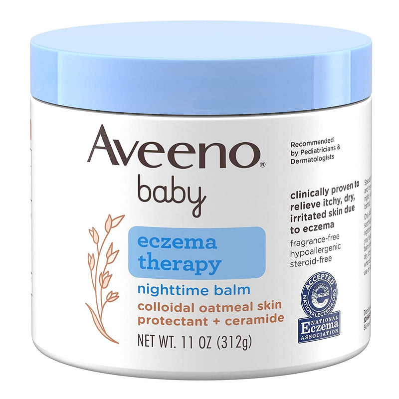 Aveeno Baby Eczema Therapy Nighttime Balm, 11-ounce Jar (Each)
