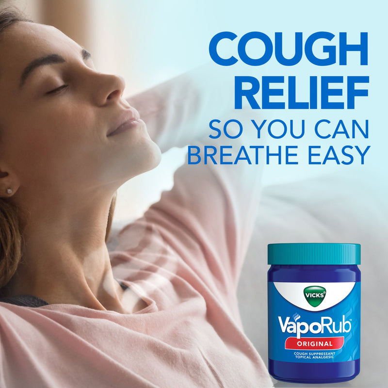 Vicks VapoRub Cough Suppressant Topical Analgesic Ointment (Each)