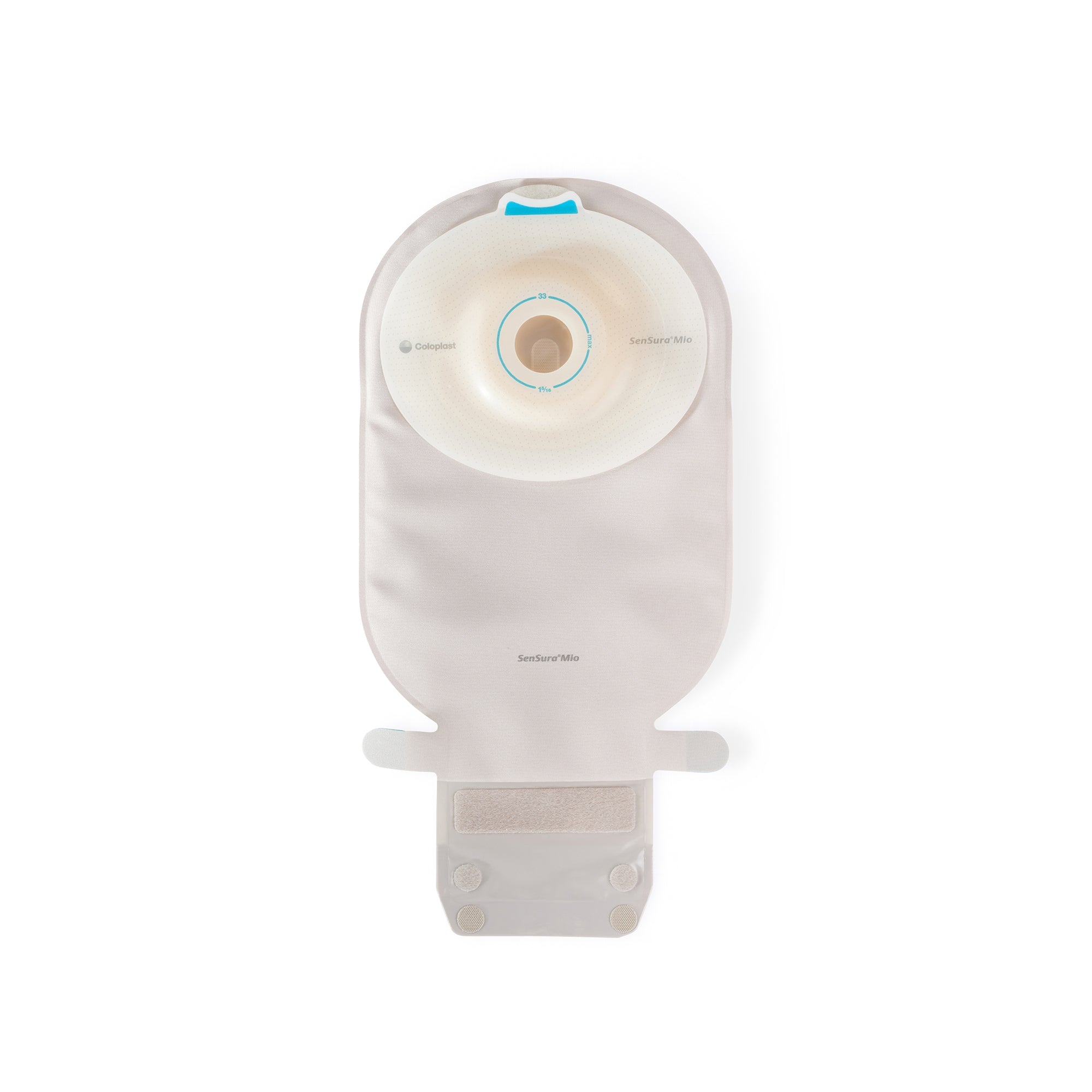 Coloplast Ostomy Pouch SenSura Mio One-Piece System Convex, Pre-Cut 1-1/8 Inch Stoma Drainable (10/BX) 