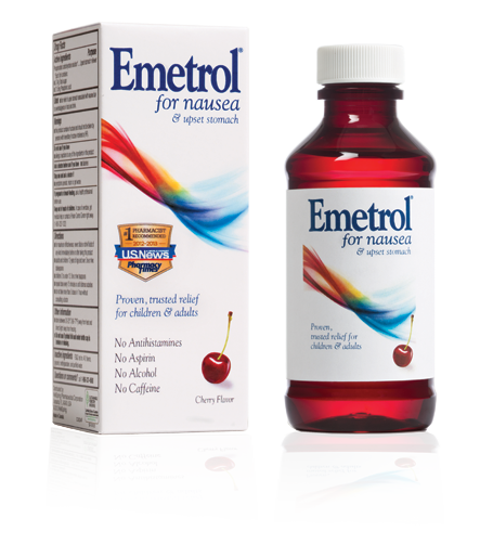 Emerson Healthcare Emetrol Non-Drowsy Rapid Nausea Relief Liquid Cherry 