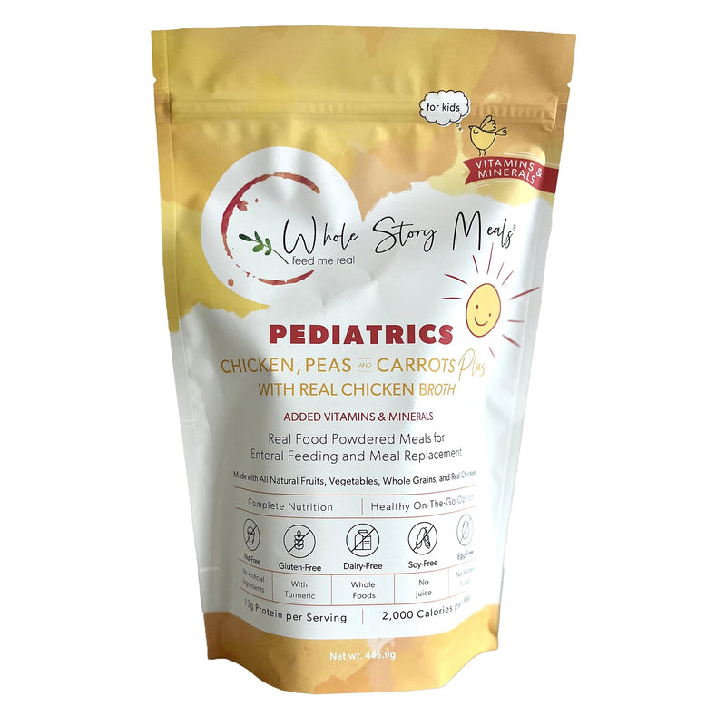 Whole Story Meals Pediatric Oral Supplement Whole Story Meals Chicken / Peas / Carrots 16 oz. Pouch Powder Protein (30/CS)