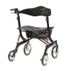 Nitro HD Bariatric Four-Wheel Rollator, Black (Each)