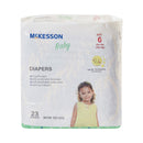 McKesson Brand McKesson Baby Diaper, Size 6 for Toddlers weighing 35+ lbs. (4/CS) 