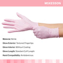 McKesson Brand McKesson Pink Nitrile Nitrile Exam Glove, Large, Pink (2500/CS) 