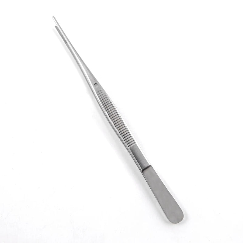 Merit Sterile Semken Dressing Forceps - 5", Straight, Serrated, Disposable, CS 25 - 96-2450m 