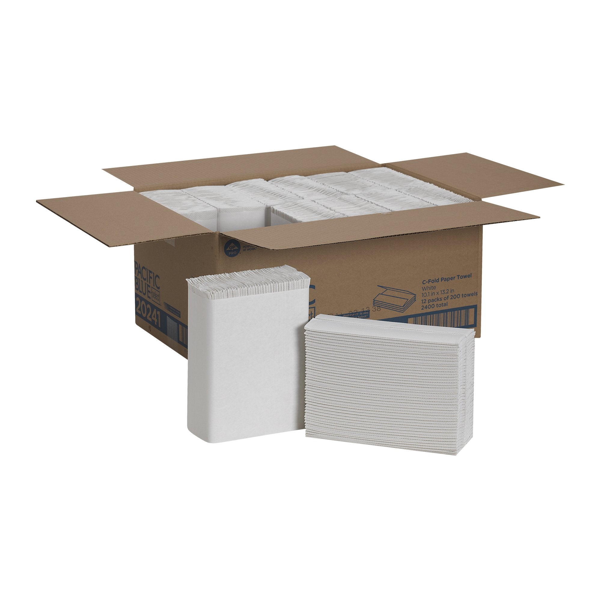 Georgia-Pacific Consumer Products LP Pacific Blue Select Paper Towels, 3¼ x 10¼ Inch (2400/CS) 