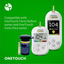 Blood Glucose Test Strips OneTouch Verio 50 Strips per Pack For OneTouch Verio Family of Meters (12000/CS) 