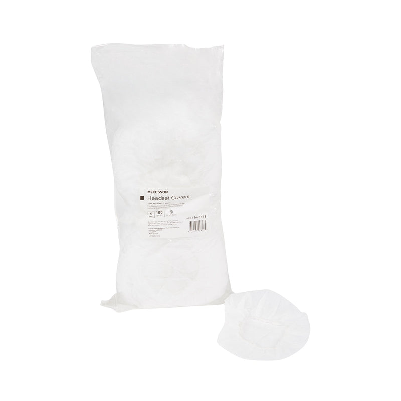 McKesson Brand McKesson Sanitary Headset Cover, Small, White (1000/CS) 