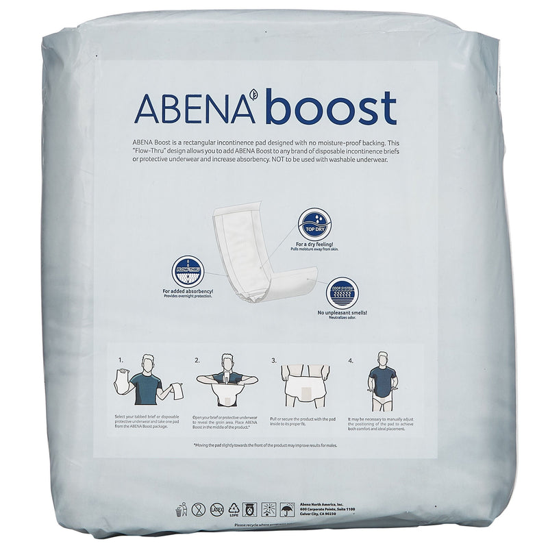 Abena Boost Maxi Incontinence Booster Pad, 6¼ x 24 Inch (Bag of 20)