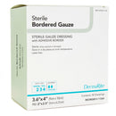 Sion Brands LLC DermaRite Gauze Adhesive Dressing, White, Sterile, 3-3/5 x 4 inch (50/BX) 
