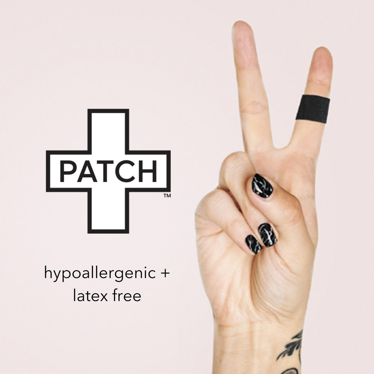 Patch On The Go Pack Adhesive Strip with Charcoal, 3/4 x 3 Inch (Case of 400)