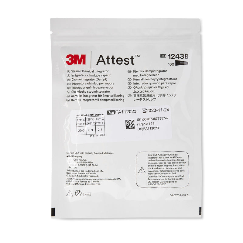 3M Attest Sterilization Chemical Integrator Strip (100/PK)