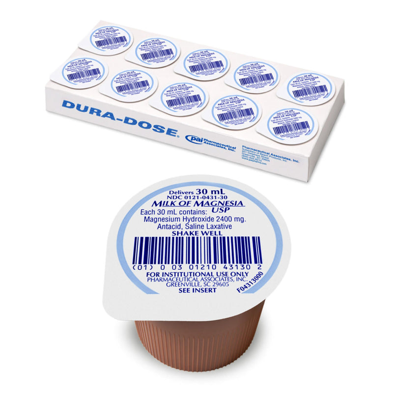 Pharma Tek Milk of Magnesia Magnesium Hydroxide Laxative (Case of 100)