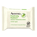 J & J Sales Aveeno Positively Radiant Makeup Removing Wipes Scented (25/PK) 