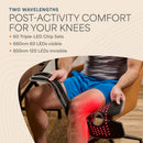 Lifepro Fitness LLC Light Therapy Knee Brace BioRecover One Size Fits Most Hook and Loop