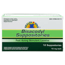 Geri-Care Health*Star Bisacodyl Laxative Suppository (72/CS) 