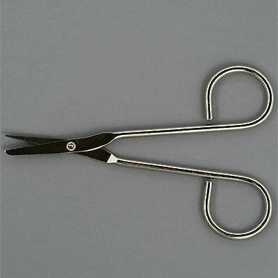 Econo Sterile Littauer Wireform Scissors - 4-1/2", Straight, Sharp/Blunt, Disposable, CS 50 - 96-8973