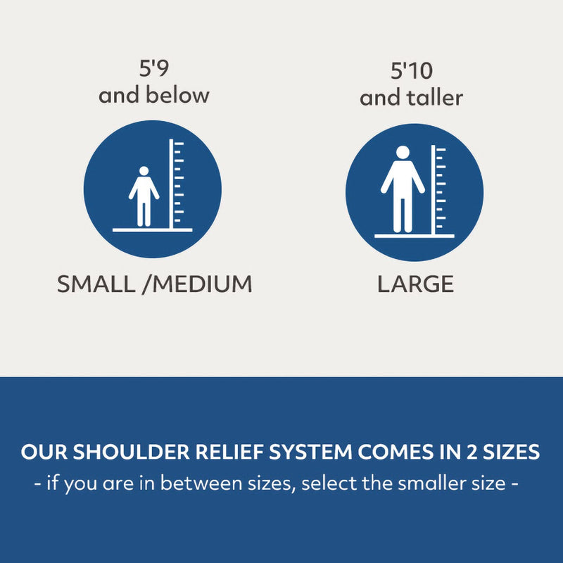 MedCline MedCline Shoulder Relief System, Small/Med, Up to 5'9" 