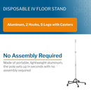 McKesson Disposable IV Stand (Case of 6)