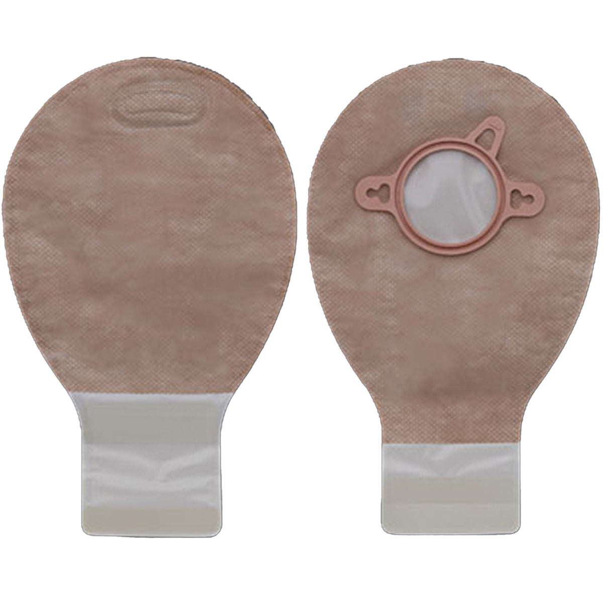 New Image 18284 Two-Piece Beige Ostomy Pouch, Pre-cut to Fit 70 mm Stomas, Blue (Box of 20)
