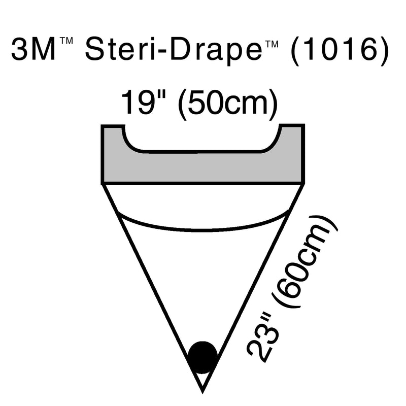 Solventum Corporation 3M Steri-Drape Sterile Irrigation Pouch Surgical Drape, 19 x 23 Inch (40/CS) 