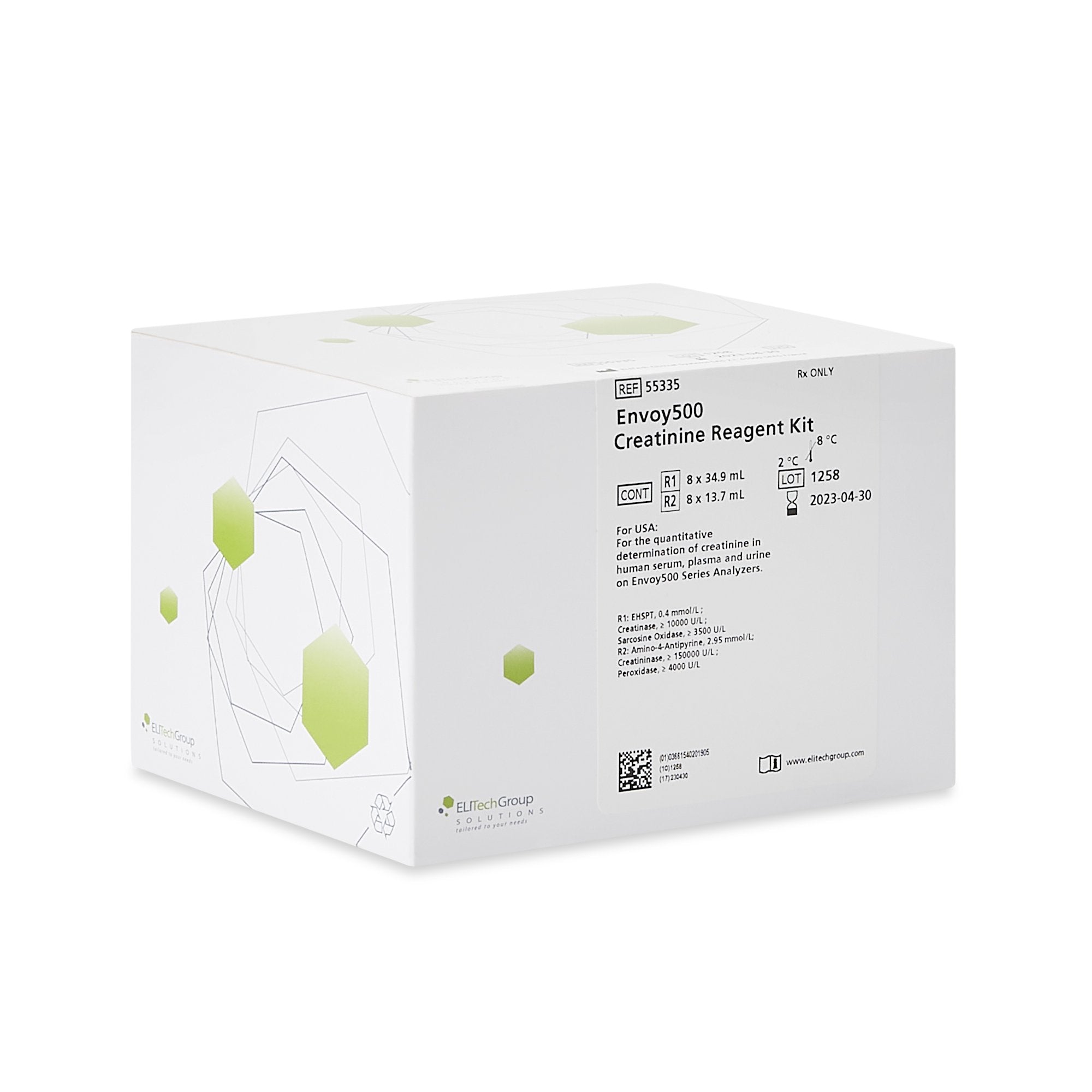 Clinical Diagnostic Solutions General Chemistry Reagent Envoy 500 Creatinine For Envoy 500 Chemistry Systems 784 Tests 