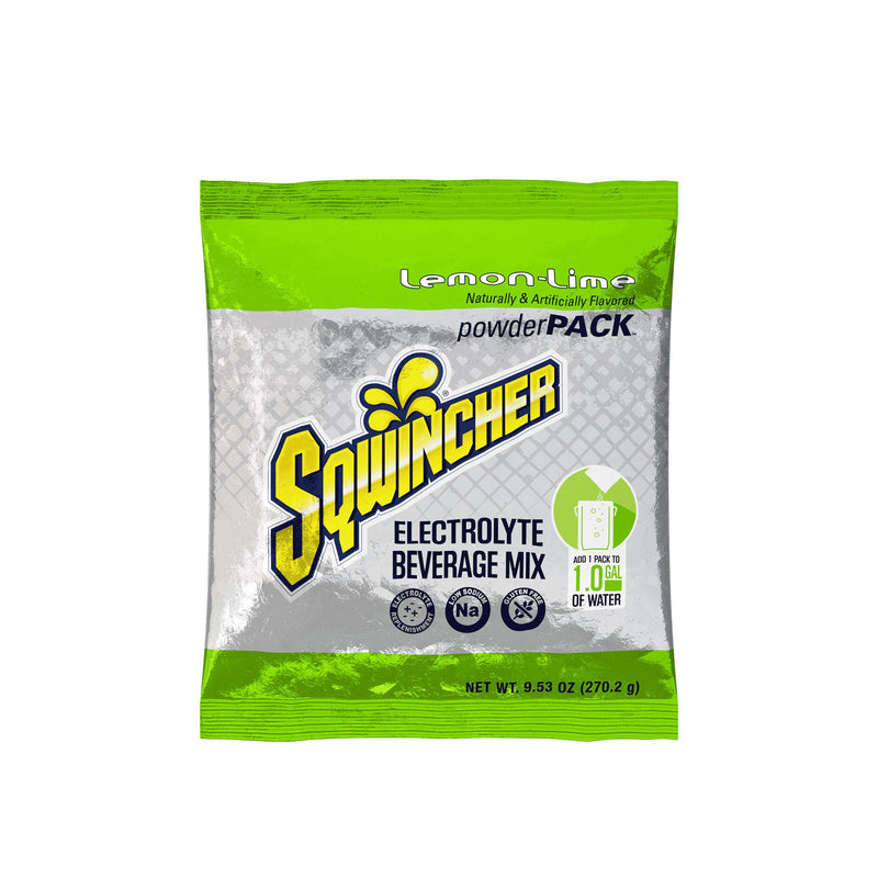 Sqwincher Powder Pack Lemon-Lime Electrolyte Replenishment Drink Mix (Case of 80)