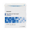 McKesson Sterile Nonwoven Sponge, 4 x 4 Inch, Six Ply (Case of 300)