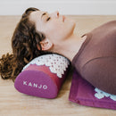 Acutens Inc Kanjo Memory Foam Acupressure Mat Set, Purple (8/CS) 