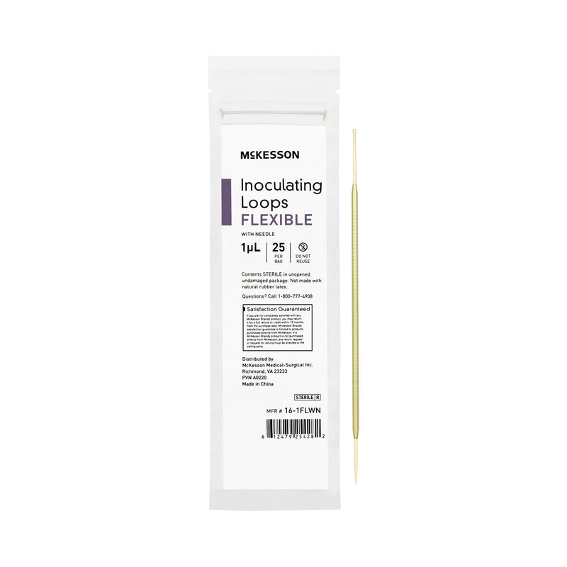 McKesson Inoculating Loop with Needle, 1 µL, 20-Centimeter Length (Case of 1000)