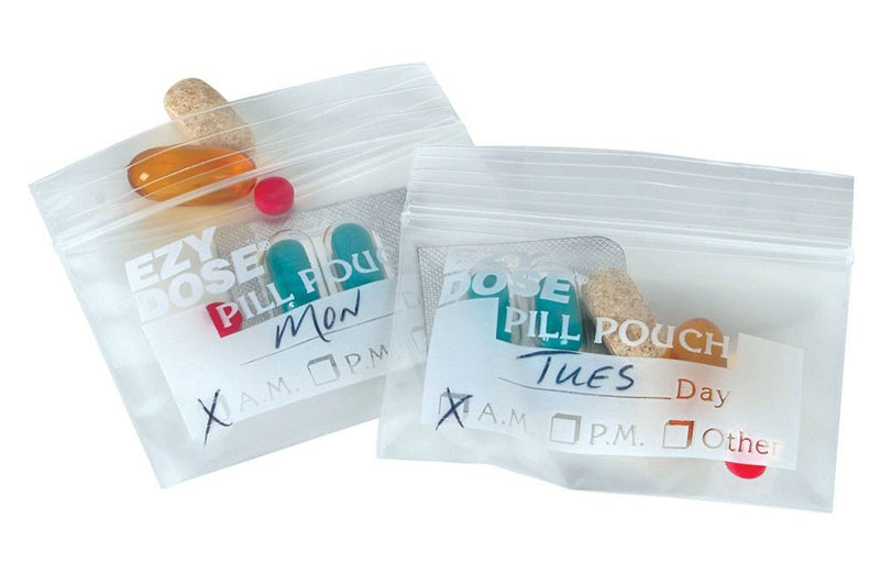 Ezy Dose Pocket-Size Pill Pouch (Carton of 600)