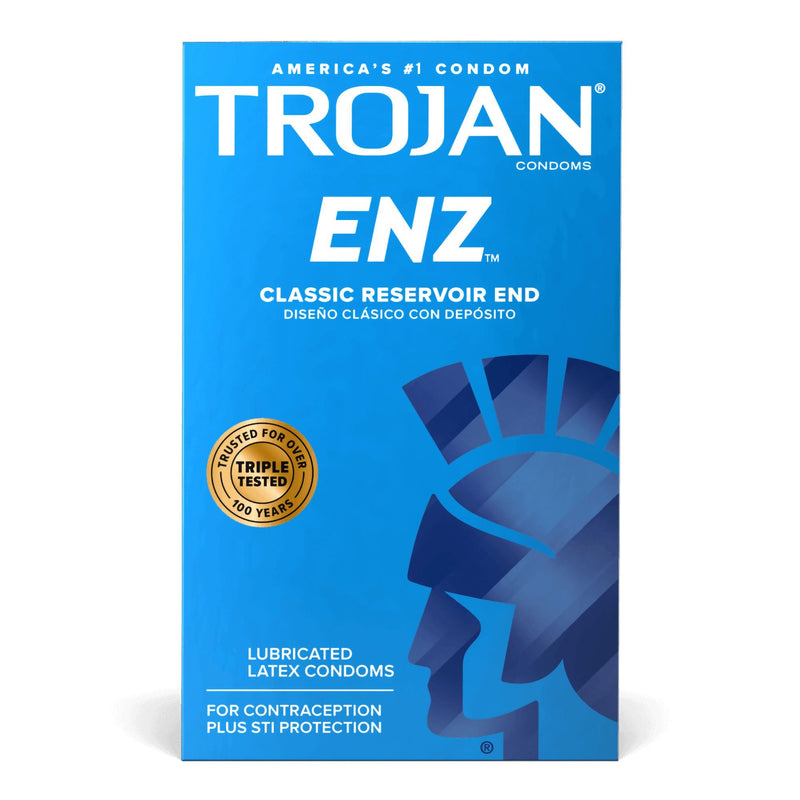 Trojan-Enz Lubricated Latex Condom (Case of 1000) 