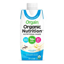 Orgain Organic Nutrition Vegan Vanilla Nutritional Shake, 11-ounce carton (Case of 12)