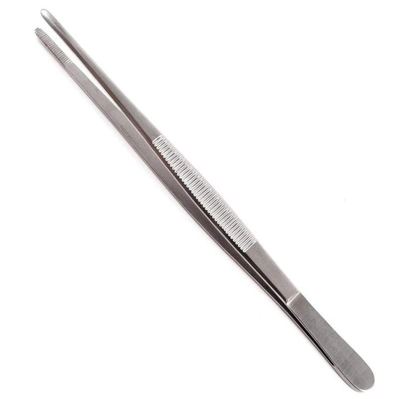 Econo Sterile Dressing Forceps - 5", Straight, Serrated, Disposable, CS 50 - 96-2568 