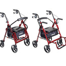 drive Duet Four-Wheel Rollator, Burgundy (Each)