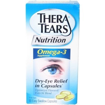TheraTears Nutrition Vitamin E / Fish Oil Multivitamin Supplement (Bottle of 90) 