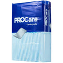 ProCare Incontinence Underpads, Moisture-Proof, Light Absorbency, Blue, 21 x 36" (Case of 120)