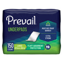 First Quality Products LLC Prevail Total Care Fluff Underpads, Large (150/CS) 