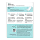 Comfort Care Incontinence Booster Pad, 12-Inch Length (200/CS) 
