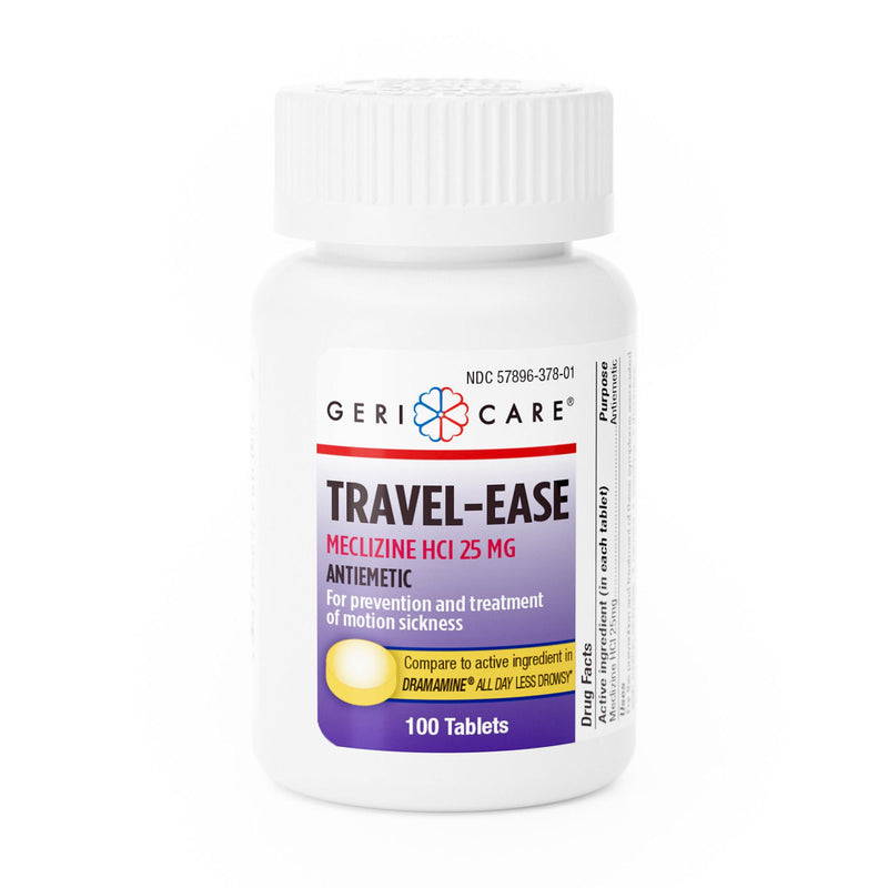 Geri-Care Travel-Ease Meclizine Tablets (Case of 1200)