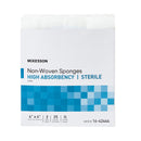 McKesson Sterile Nonwoven Sponge, 4 x 4 Inch, Four Ply (Case of 600)