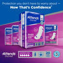 Attends Discreet Women's Maximum Long Bladder Control Pad, 14.5-Inch Length (Case of 200)