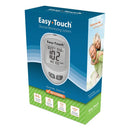 Blood Glucose Meter Easy Touch 5 Second Results Stores up to 300 Result No Coding Required (Case of 6)