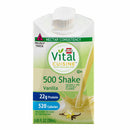 Vital Cuisine 500 Shake Vanilla Nutrition and Recovery, 8.45-ounce carton (Case of 27)