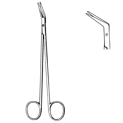 Sklar DeBakey Vascular Scissors, 11", 60° Angled - 52-2824