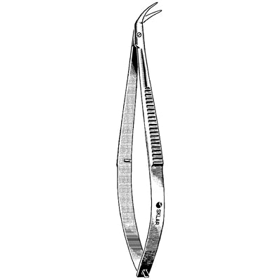Sklar Castroviejo Corneal Scissors - Miniature, Curved Left - 64-2342